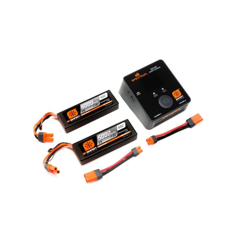 Spectre RC car Smart Powerstage Bundle 4 S INCL LIPO batteries/chargeur/spmxps4i